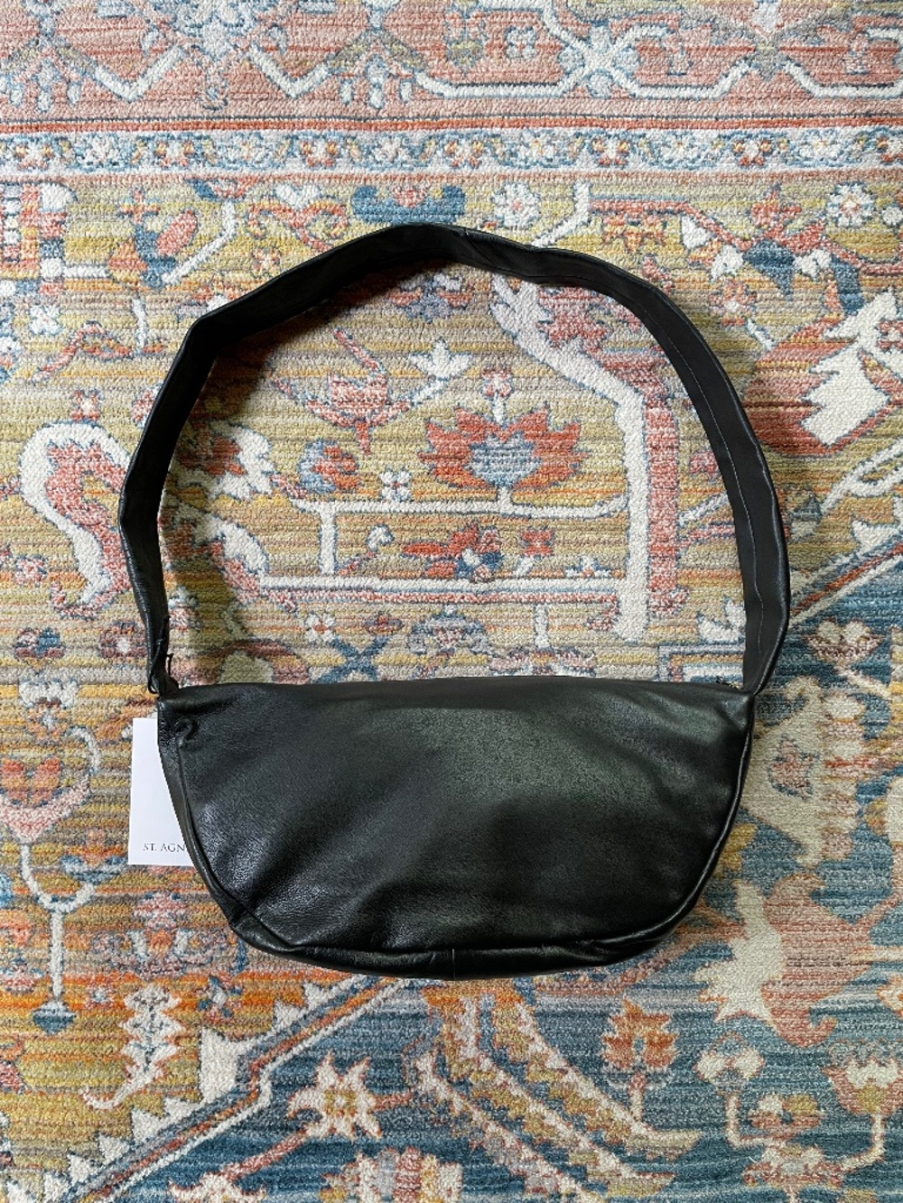 St. Agni Soft Crescent Bag in Black
